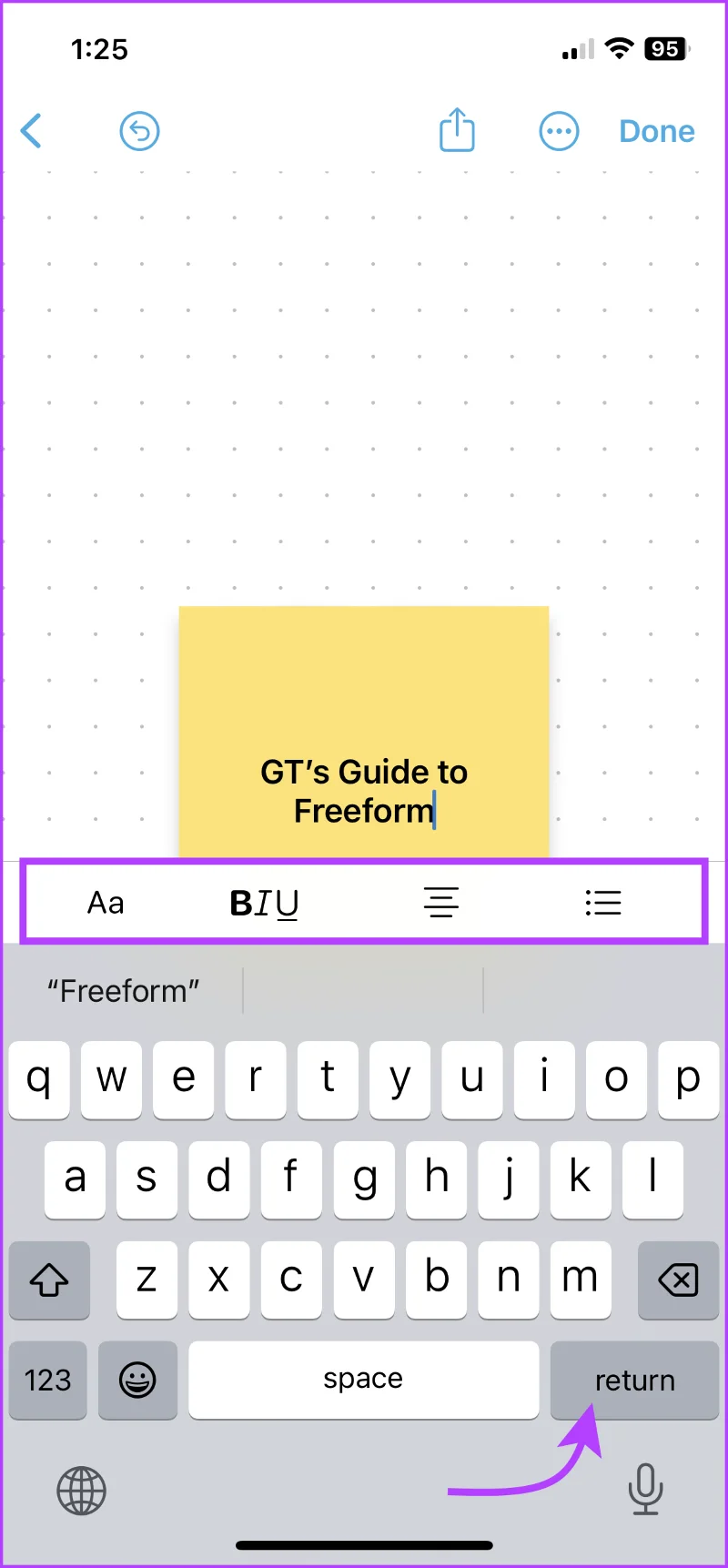 Hoe de Apple Freeform-app op iPhone en iPad te gebruiken