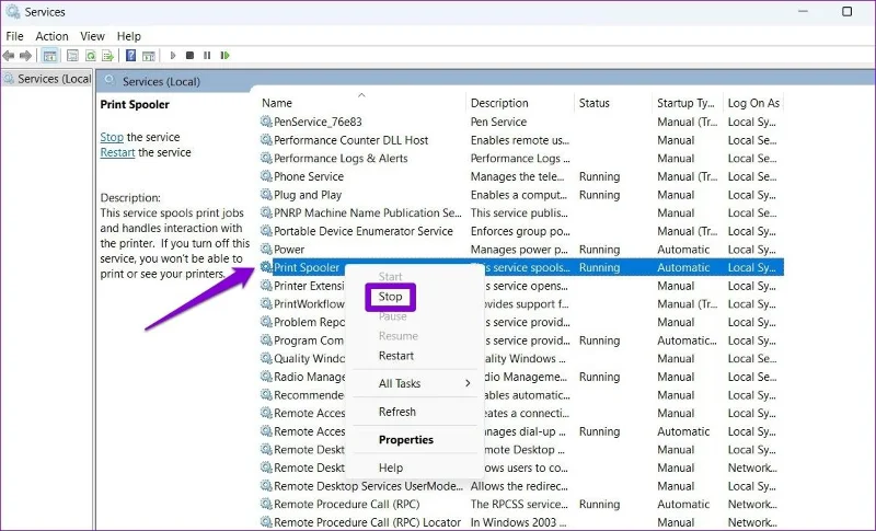 6 maneiras de corrigir a impossibilidade de remover a impressora no Windows 11