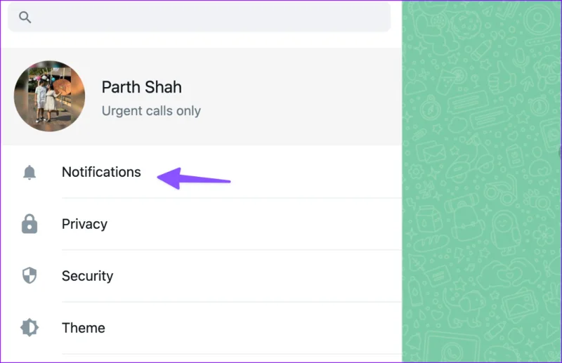 Comment désactiver les notifications de réactions sur WhatsApp