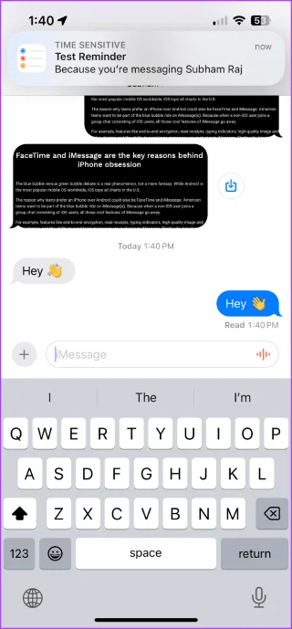 3 formas de enviarte mensajes de texto en iMessage