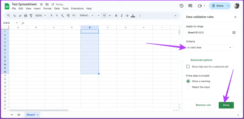 Come inserire un selettore di data in Fogli Google e Documenti Google