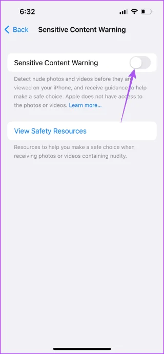 Waarschuwing voor gevoelige inhoud inschakelen op iPhone, iPad en Mac