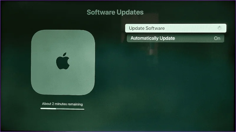 Come aggiornare il software e le app di Apple TV