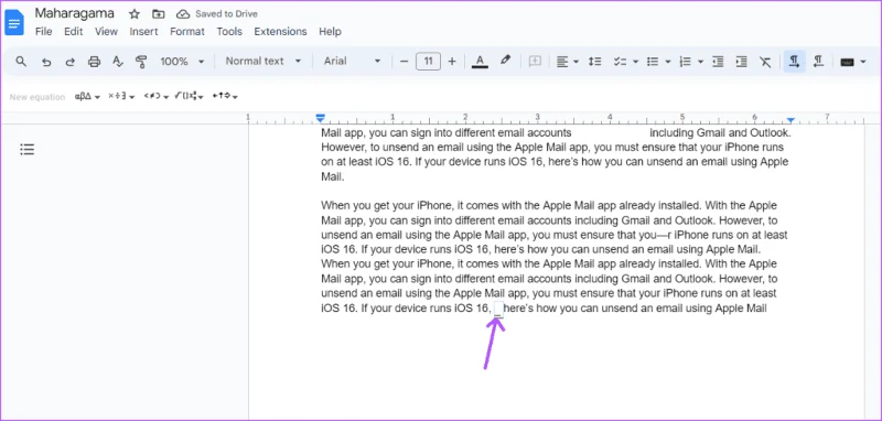 3 meilleures façons de souligner deux fois le texte dans Google Docs