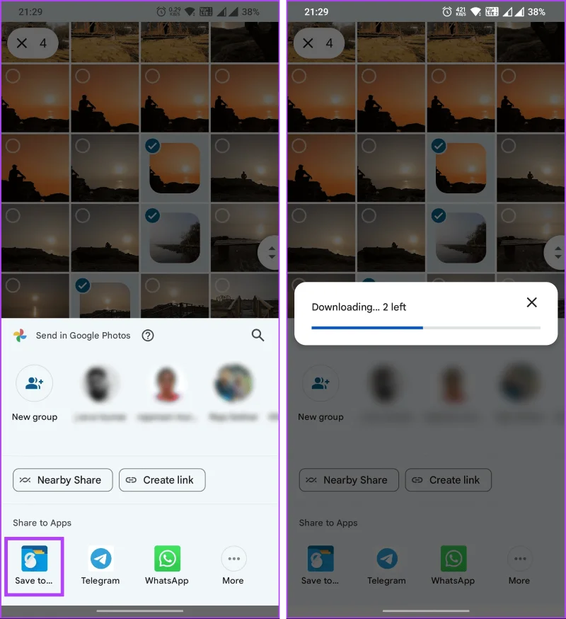 Foto's downloaden van Google Foto's op desktop en mobiel