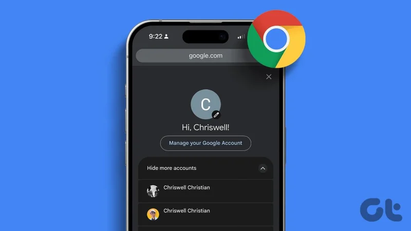 Comment changer de compte Google dans Chrome pour iOS, iPad et Android