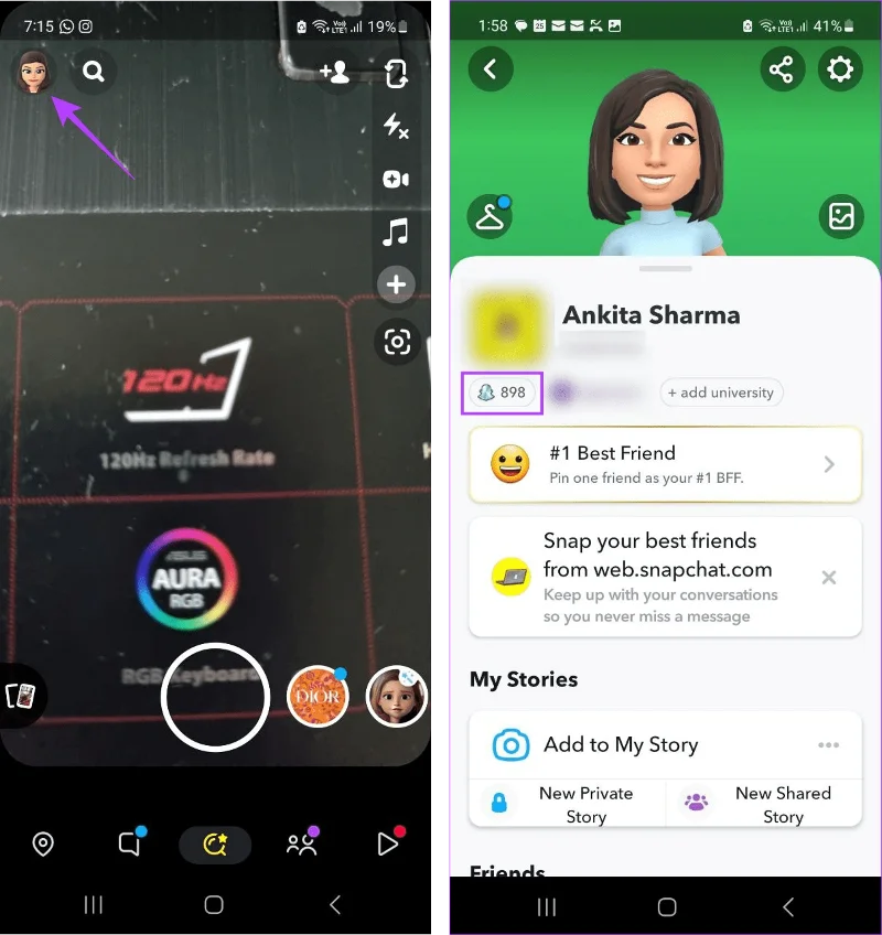 Qu'est-ce que le score Snapchat et comment votre Snapscore augmente-t-il
