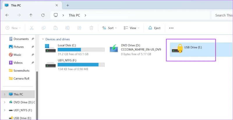 Cómo cifrar o descifrar una unidad flash USB en Windows 10 y 11