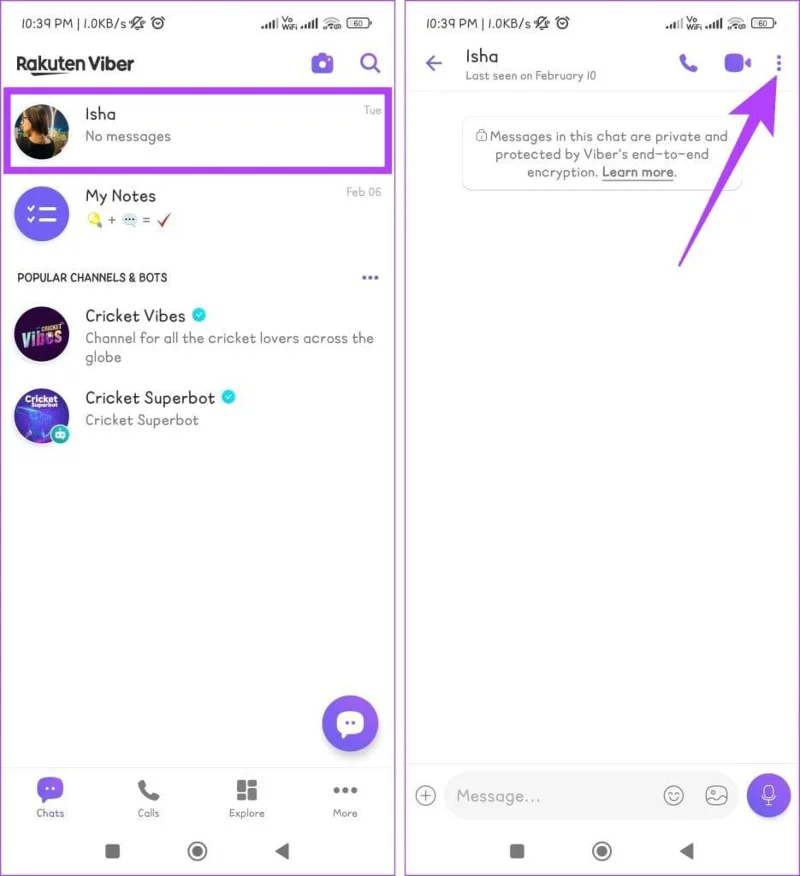 Come bloccare o sbloccare qualcuno sull'app Viber