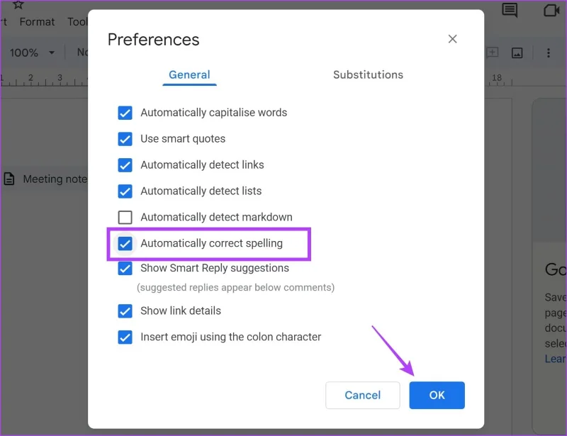 3 modi per risolvere il problema del controllo ortografico che non funziona in Google Docs