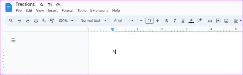 4 meilleures façons de créer une fraction dans Google Docs