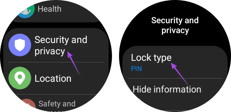 Come rimuovere il PIN di sicurezza dal Samsung Galaxy Watch