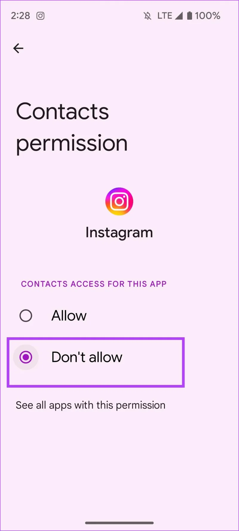 Come sincronizzare i contatti da Instagram