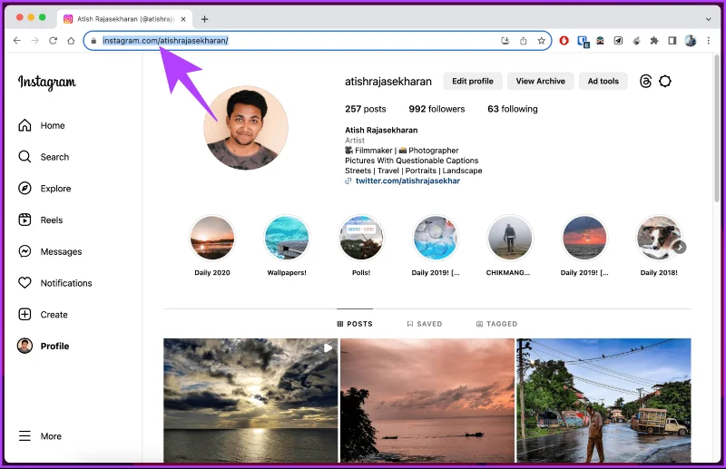 Come condividere il collegamento al tuo profilo Instagram