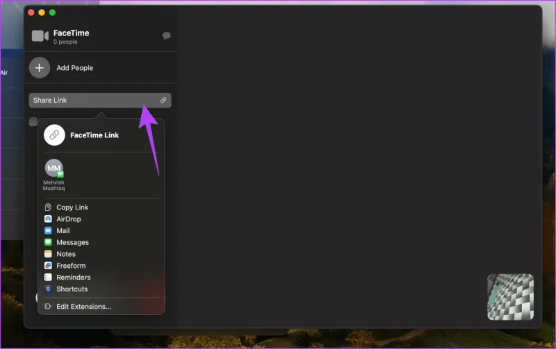 Hoe FaceTime Link naar Android en Windows te verzenden