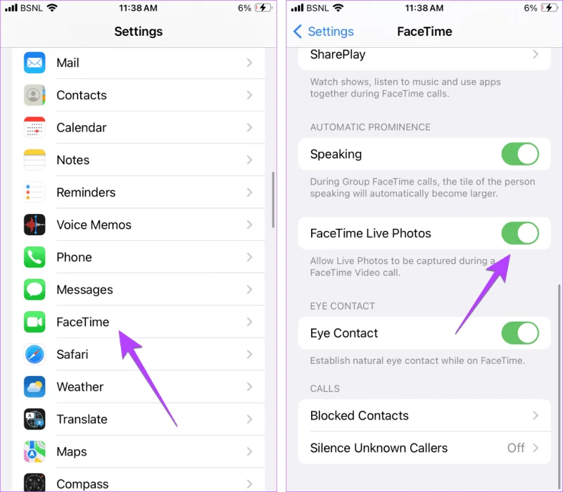 Que signifie les photos FaceTime doivent être activées sur les deux appareils
