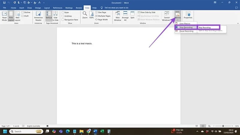 Hoe een macro te maken in Word