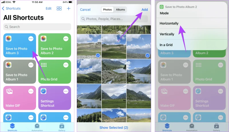 3 manieren om twee foto's naast elkaar op de iPhone te plaatsen