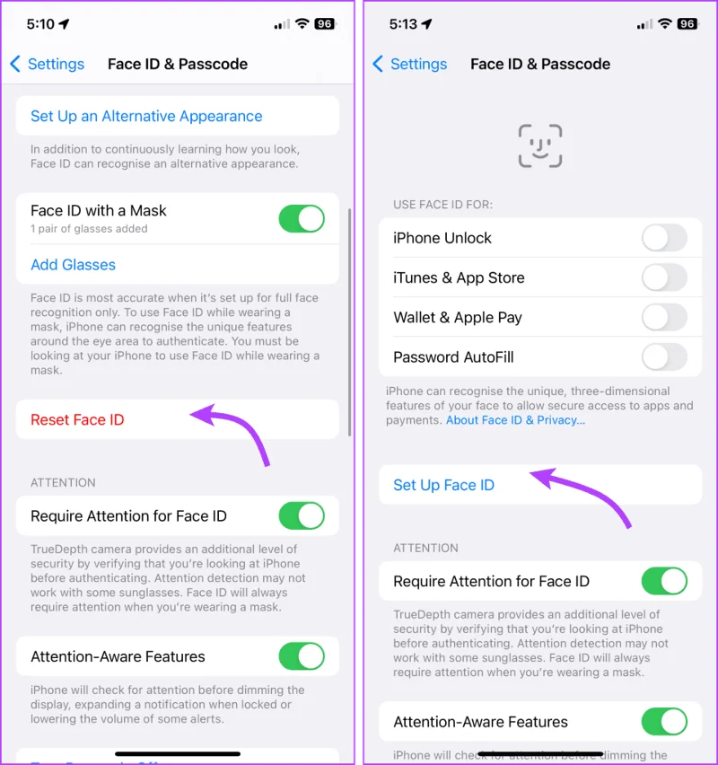 De beste manieren om iPhone Face ID te repareren werken niet