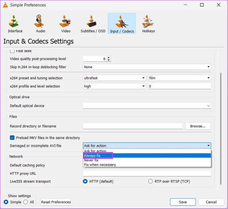 Las 7 soluciones principales para VLC que no reproduce archivos MKV en Windows 11