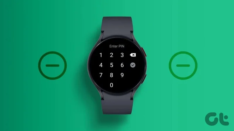 Come rimuovere il PIN di sicurezza dal Samsung Galaxy Watch