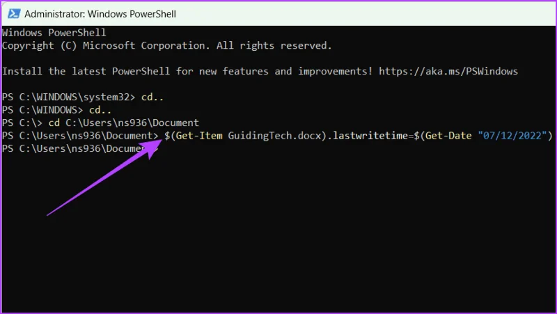 Cómo cambiar la fecha de creación, la fecha de modificación y otros atributos en Windows