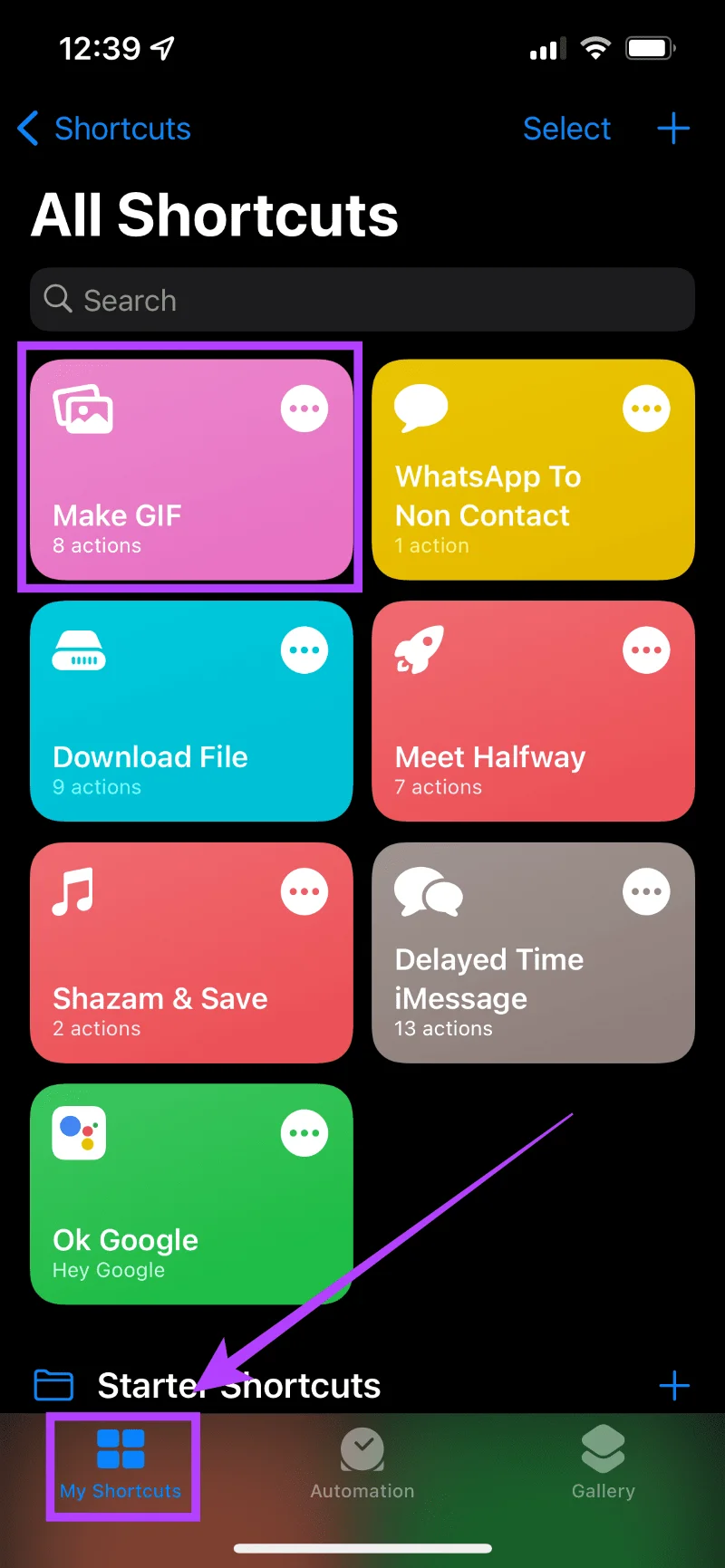 Hoe Live Photos op te slaan als GIF's op de iPhone