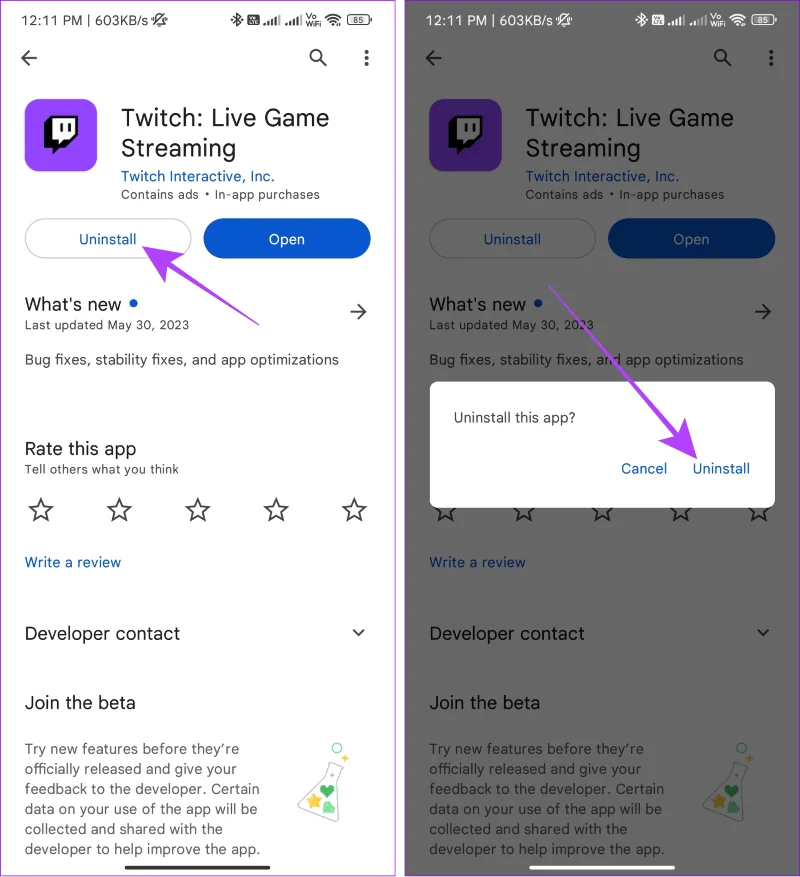 10 correzioni per l'errore "Impossibile caricare il modulo" su Twitch