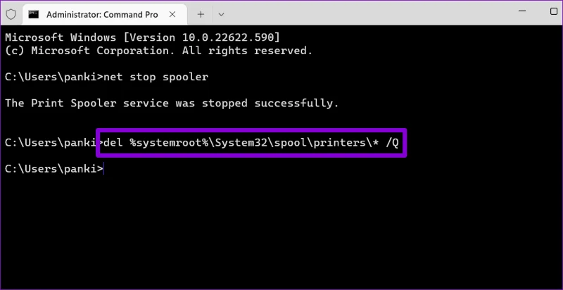5 formas de eliminar un trabajo de impresión atascado en Windows 11