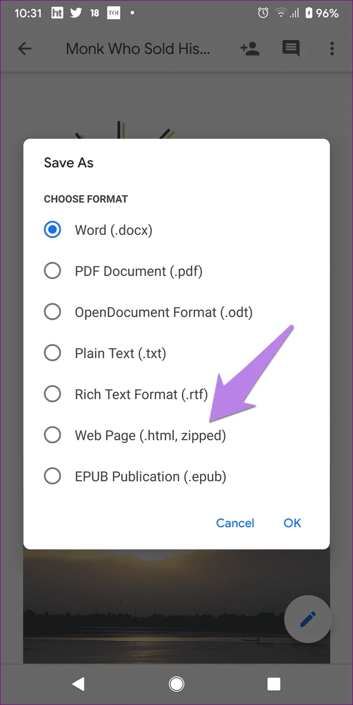 Come scaricare e salvare immagini da Google Docs su telefono e PC