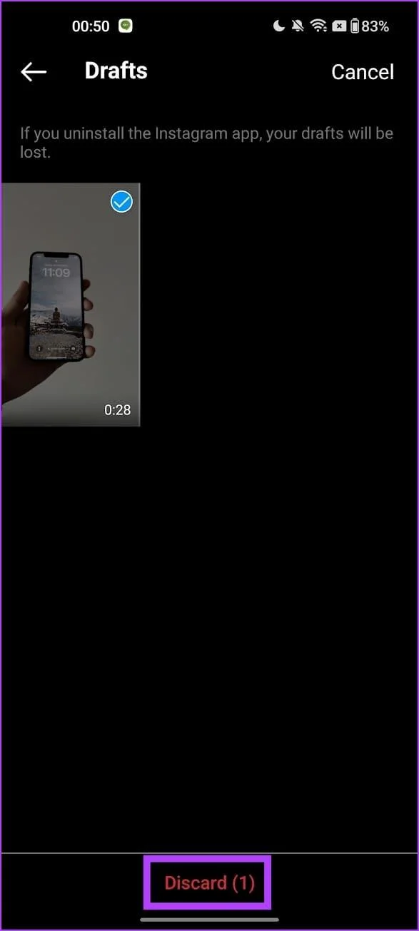 Comment enregistrer, accéder ou supprimer des brouillons sur Instagram
