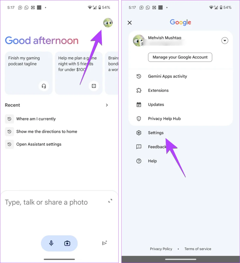 4 manieren om vanuit Gemini terug te schakelen naar de Google Assistent