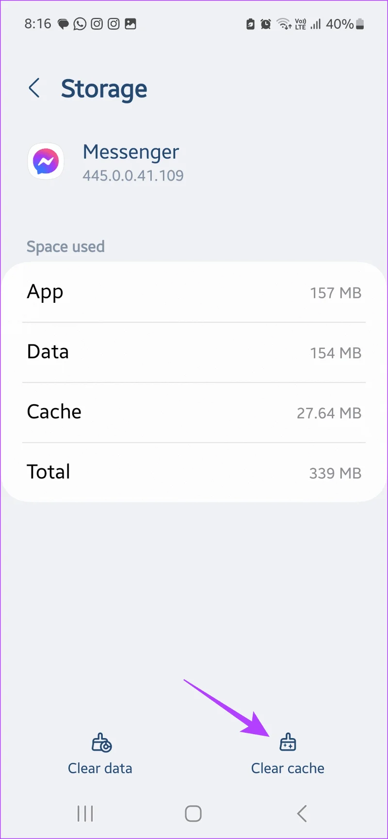 Come svuotare la cache di Messenger su qualsiasi dispositivo