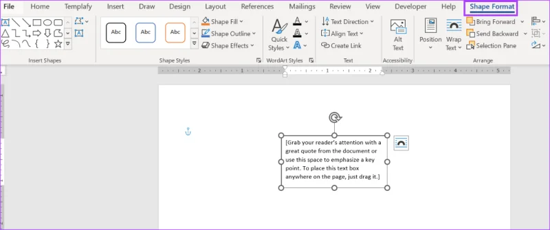 كيفية إضافة وتخصيص وحذف مربع نص في Microsoft Word