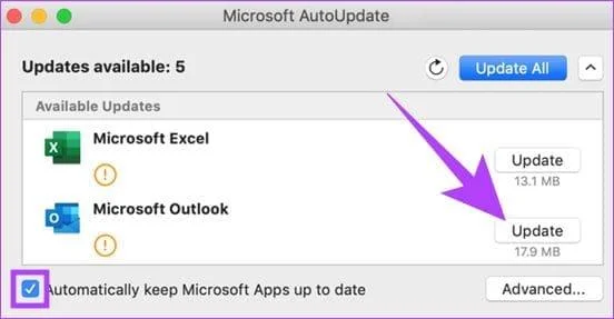 7 meilleures façons de réparer Outlook pour Mac qui ne se synchronise pas