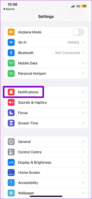 Top 10 manieren om iPhone-meldingen te repareren die niet werken op iOS 16