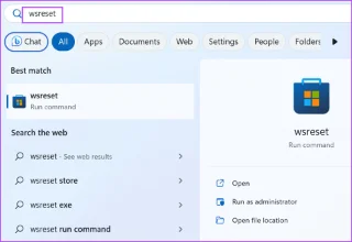 5 formas rápidas de restablecer Microsoft Store en Windows 11