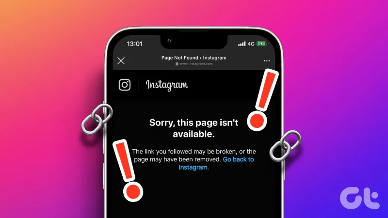 Les 7 meilleures façons de réparer les liens Instagram qui ne fonctionnent pas sur Android et iPhone