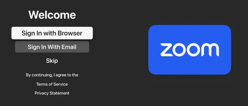 Comment utiliser l'application Zoom sur Apple TV 4K
