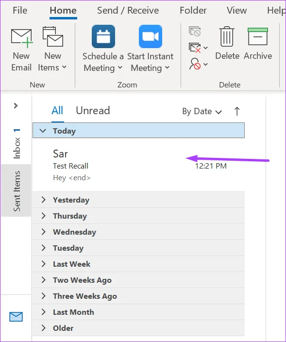 Comment rappeler un e-mail sur Microsoft Outlook pour ordinateur et Web