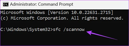 Ejecutar SFC en Windows