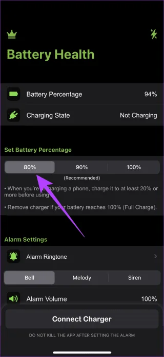 Hoe u het opladen van de batterij kunt beperken tot 80% op de iPhone