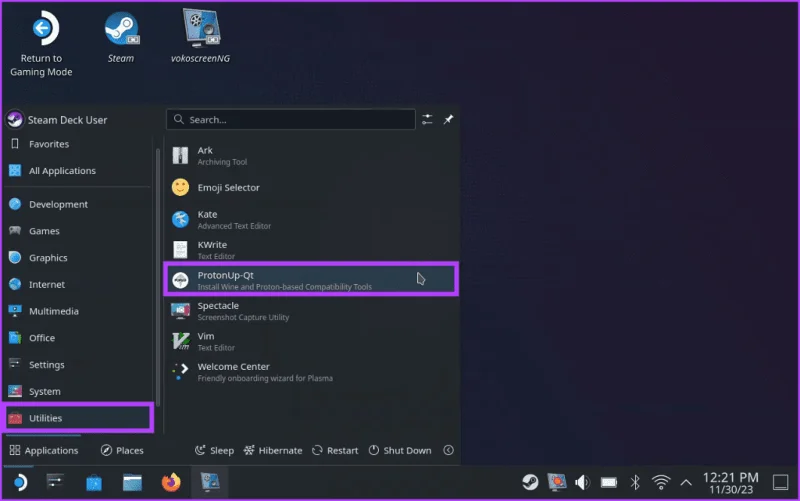 Cómo instalar Proton GE en Steam Deck