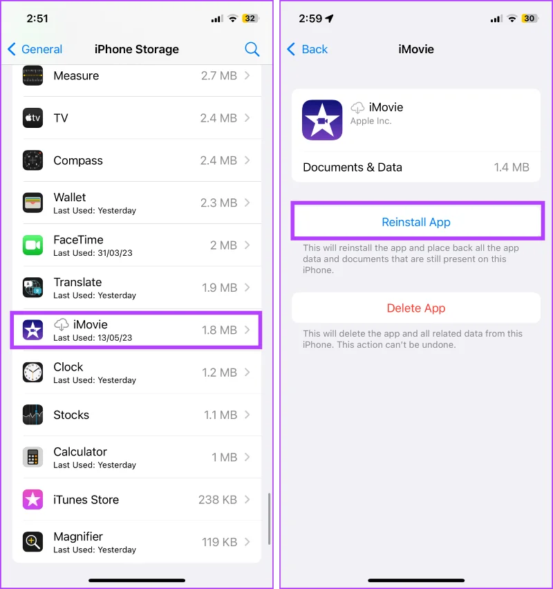 Cómo descargar aplicaciones no utilizadas en iPhone o iPad