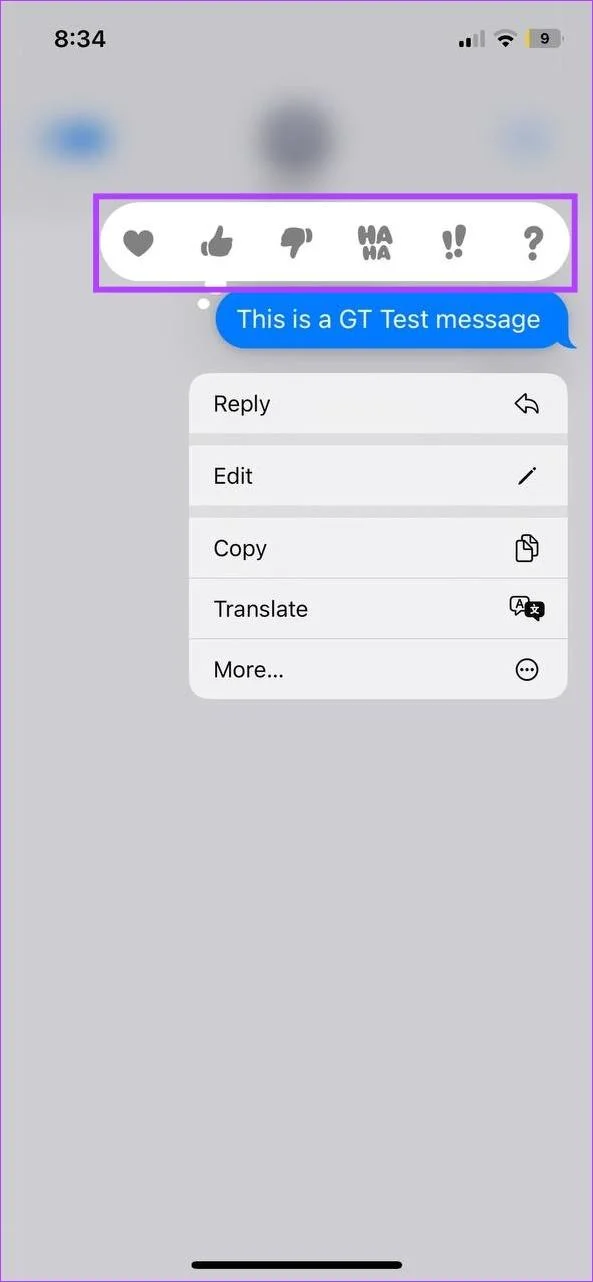 Wat zijn benadrukte reacties en hoe u ze kunt gebruiken op de iPhone