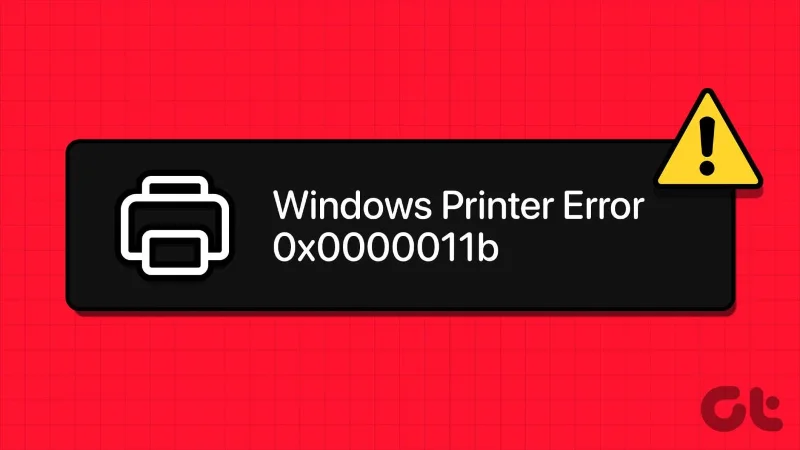 Cómo reparar el error de impresora de Windows 0x0000011b