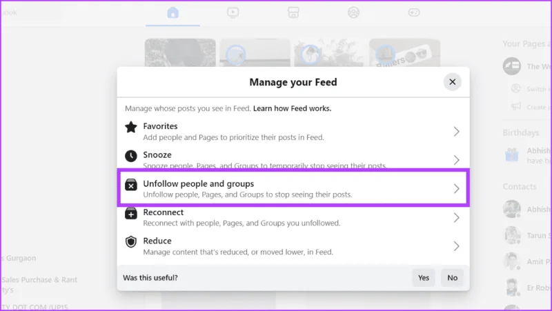 Comment ne plus suivre les pages Facebook auxquelles vous n'êtes plus lié