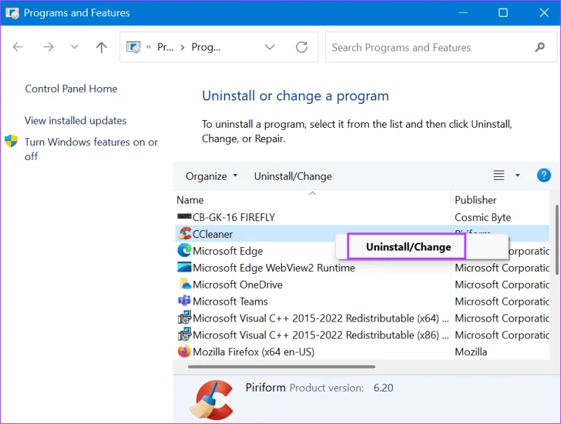 Las 7 formas principales de arreglar que CCleaner no funcione en Windows 11