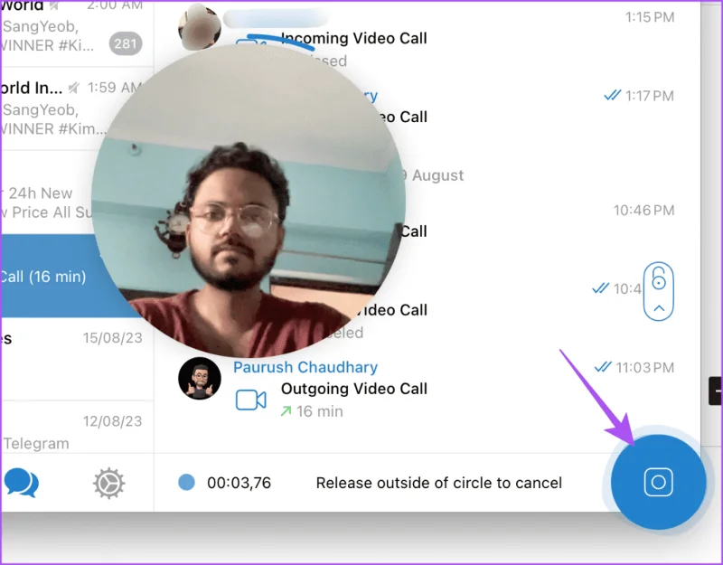 Come inviare videomessaggi su Telegram su dispositivi mobili e desktop