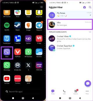 Come nascondere e mostrare le chat di Viber sul cellulare